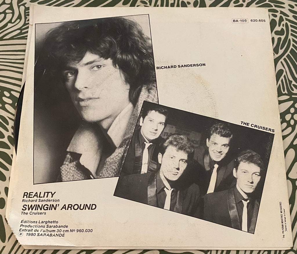 Disque vinyle 45 Tours La Boum musique du film par Richard Sanderson
