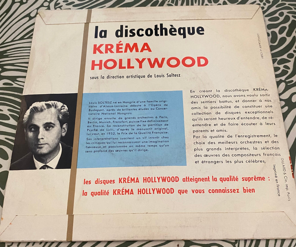 Disque vinyle 45 Tours Krema Johann Strauss fils. Vis d’artiste