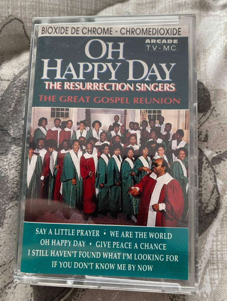Cassette audio Oh Happy Day. The Great Gospel Réunion