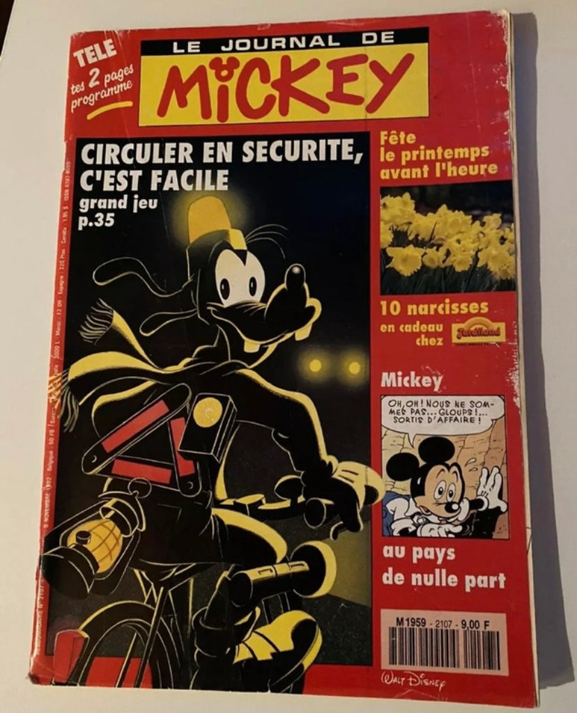 Bd ancienne le journal de Mickey numéro 2107
