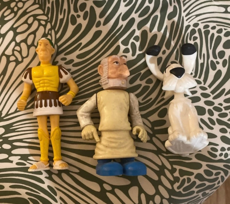 Figurines anciennes Astérix et Obelix Lot de 3