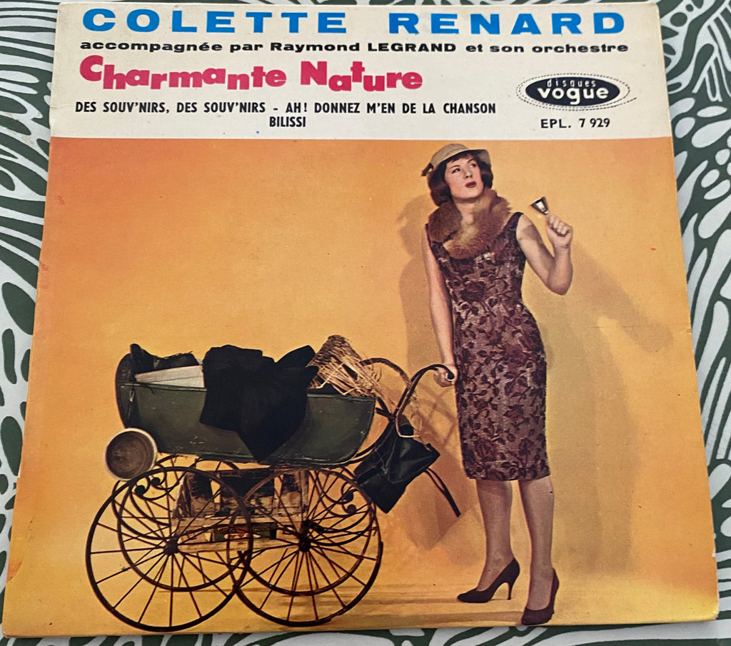 Disque vinyle 45 Tours Colette Renard. Charmente Nature