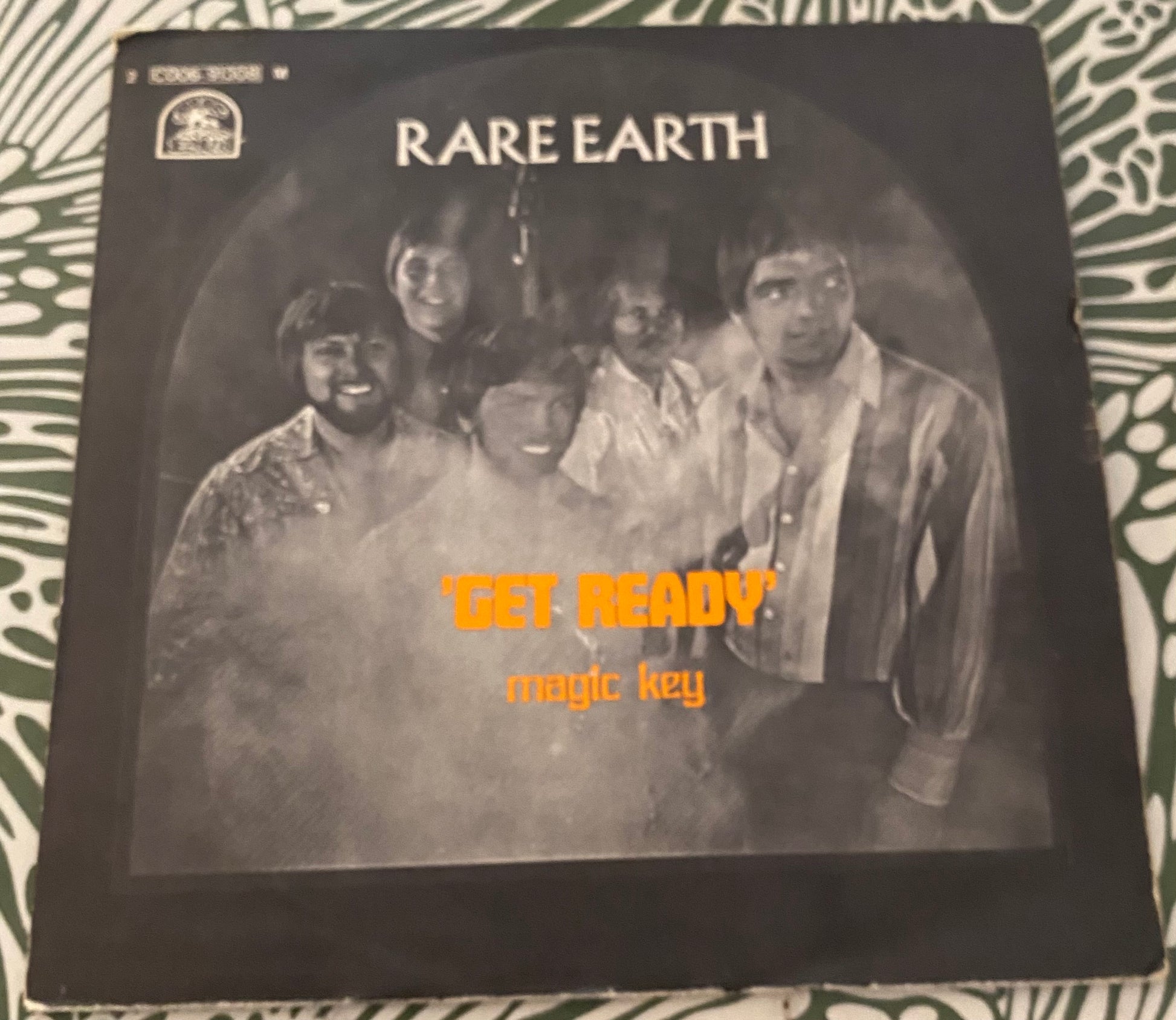 Disque vinyle 45 Tours Rare Earth. Get ready