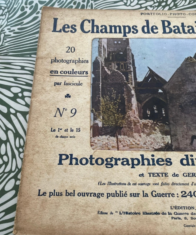 Revue Portfolio les champs de bataille de la Marne numéro 9. Début 1900