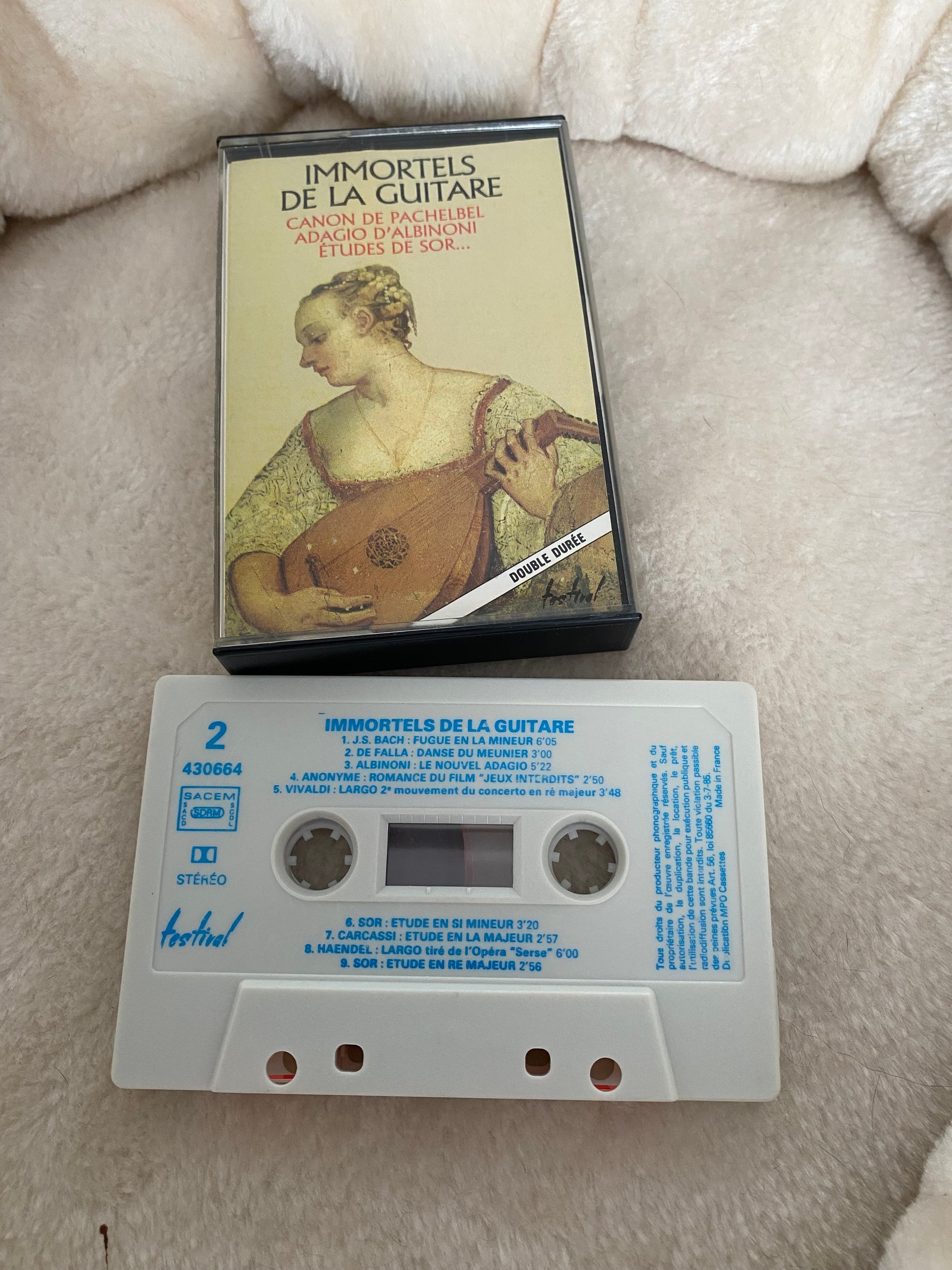 Cassette audio Immortels de la guitare.