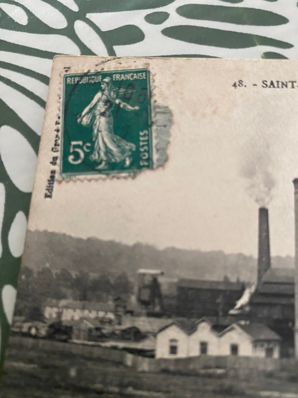Carte postale ancienne. Saint Dizier. Marnaval vue générale de l’usine
