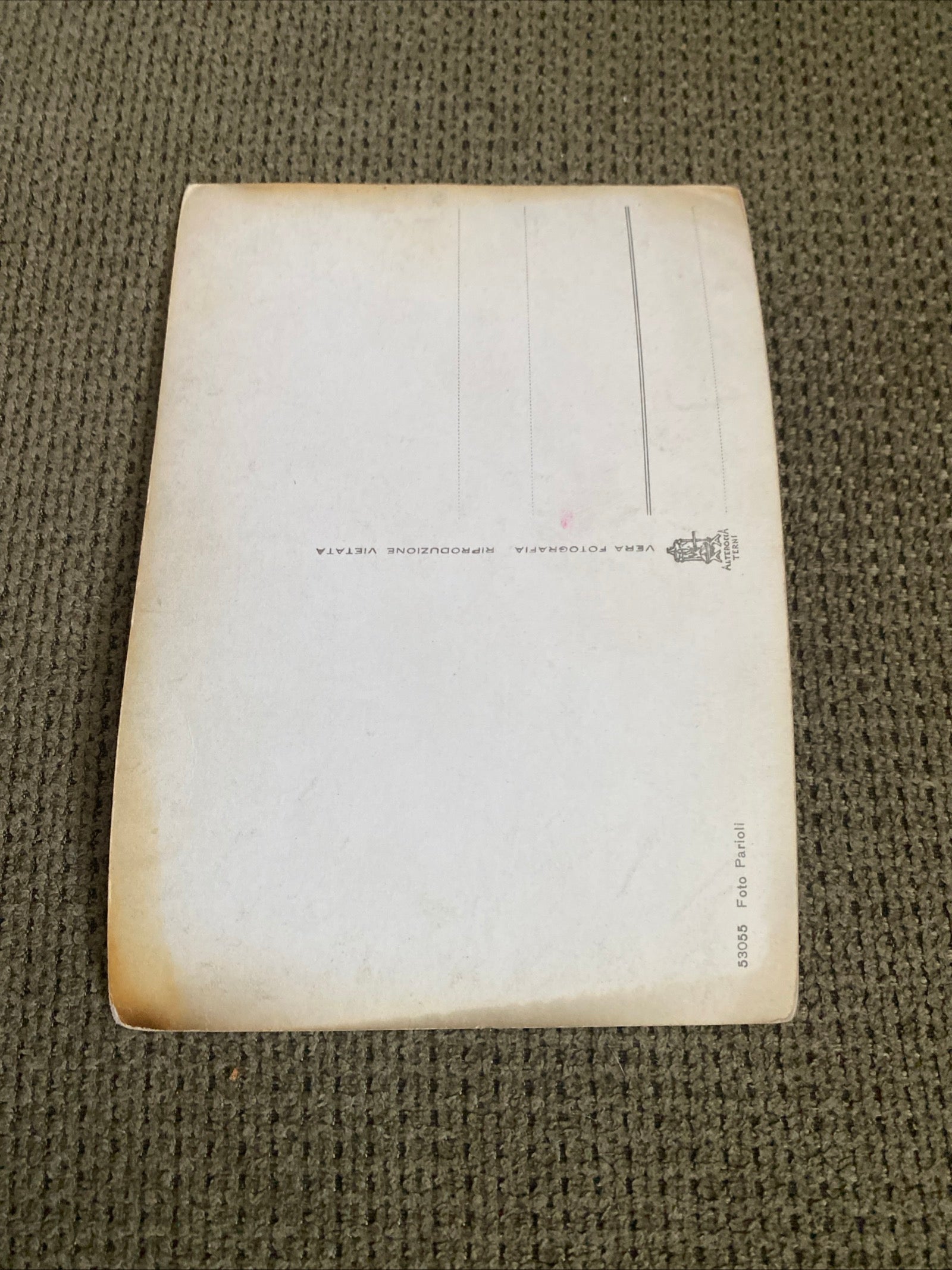 Carte postale Maria Frau. Dédicacée