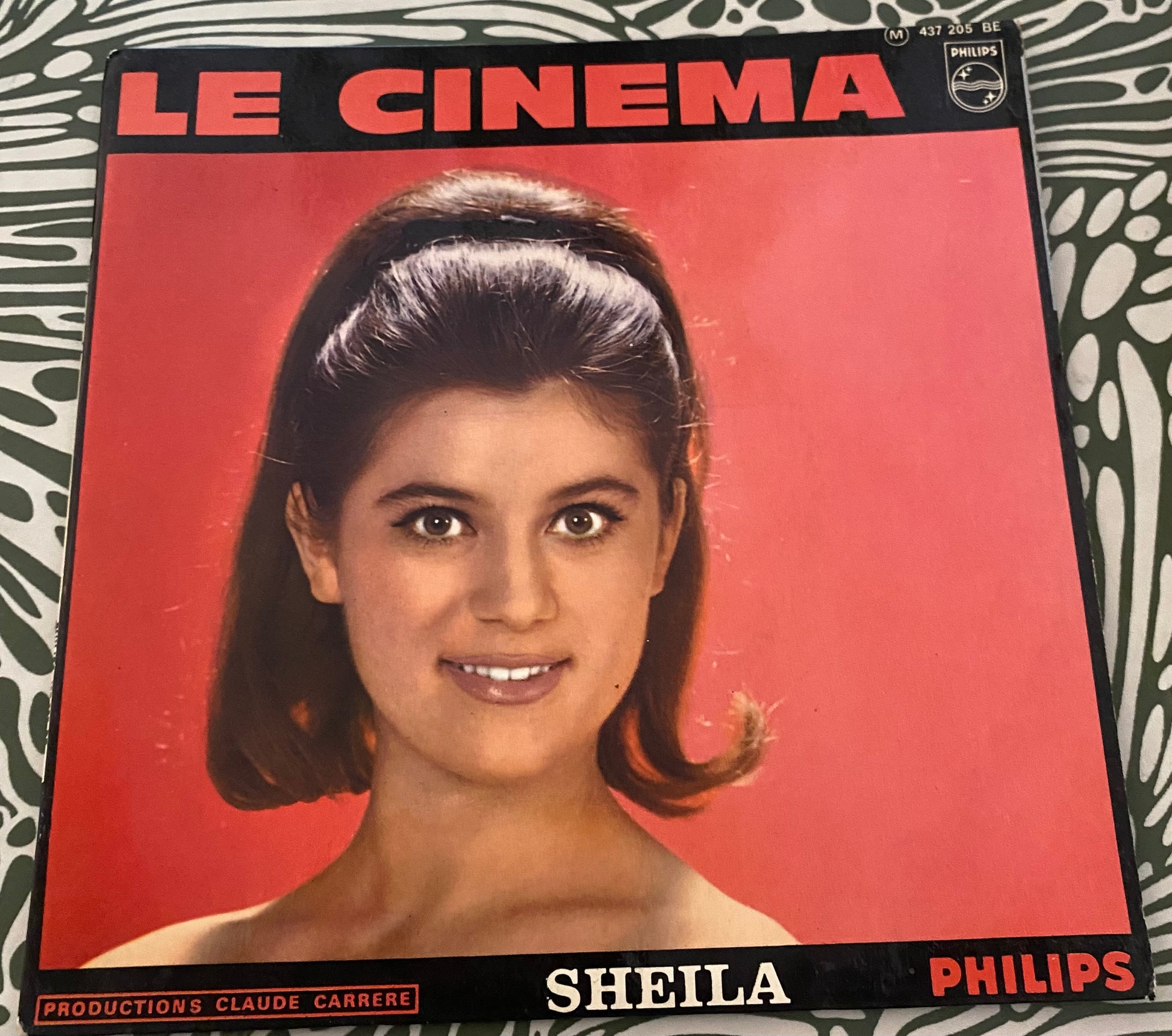 Disque vinyle 45 tours Sheila. Le cinéma