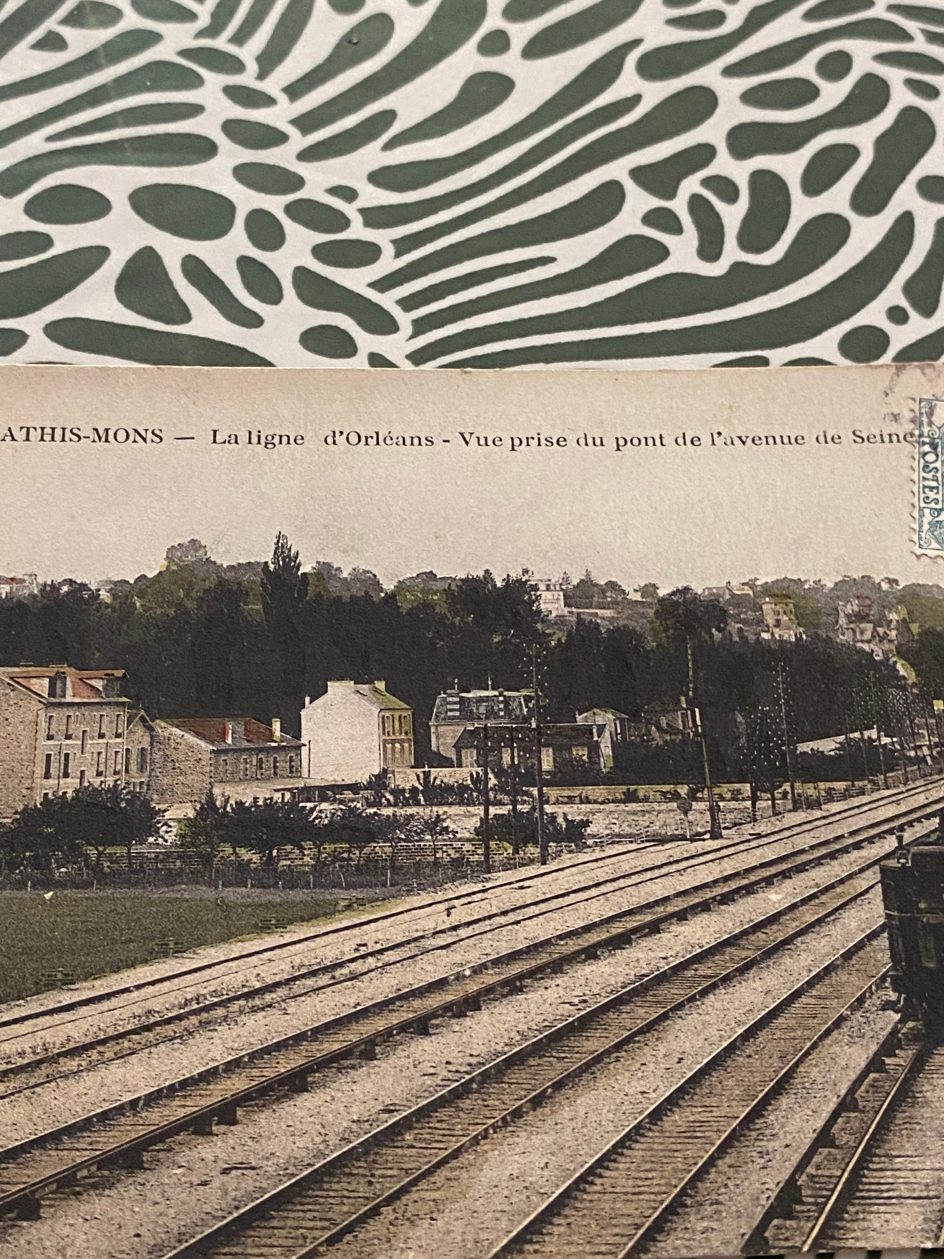 Carte postale ancienne Athis-Mons la nouvelle Gare