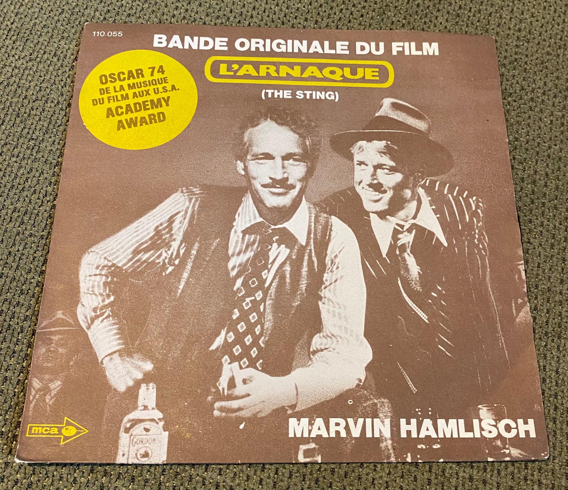 Disque vinyle 45 Tours bande originale du film L’arnaque