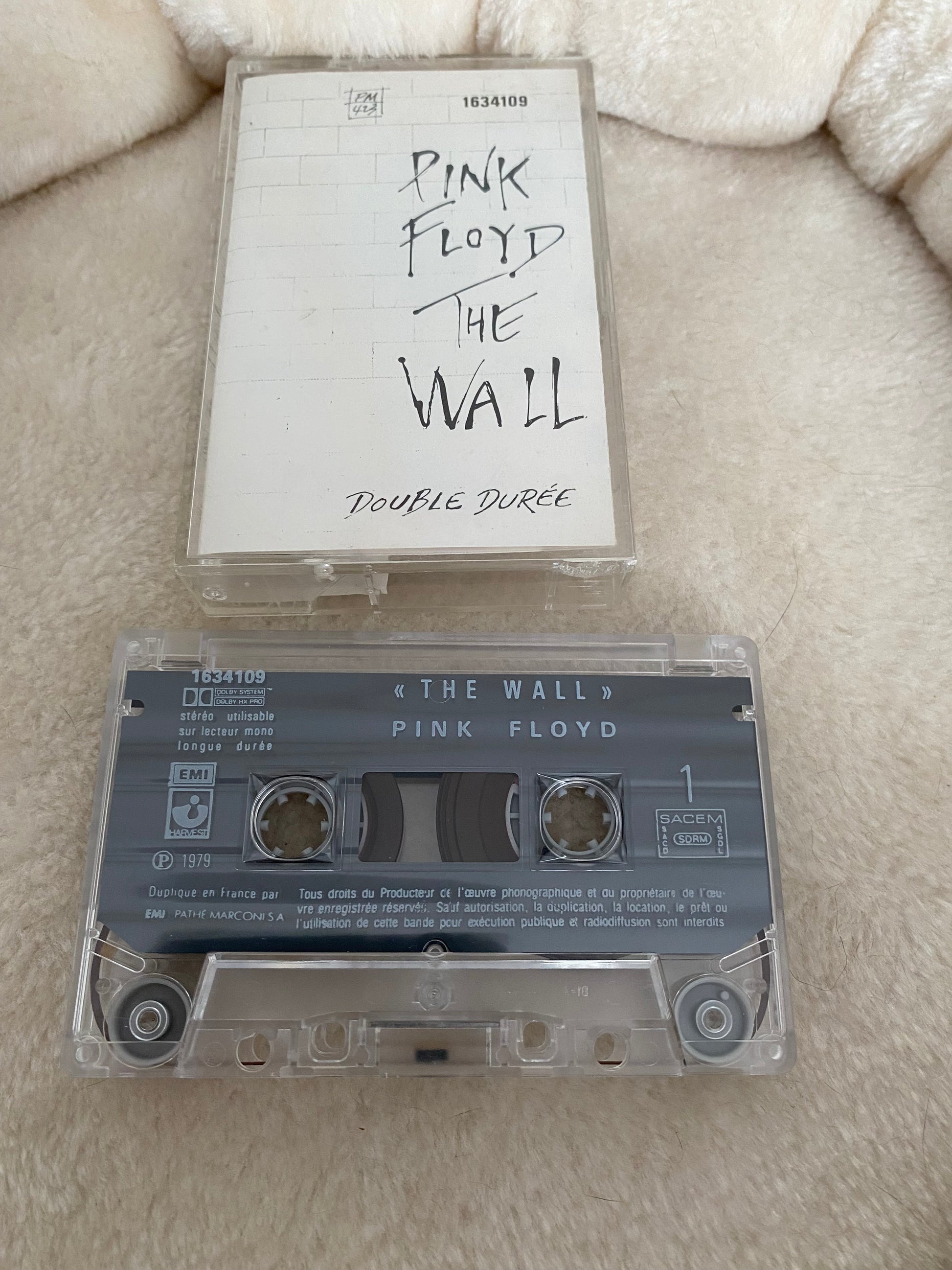 Cassette audio Pink Floyd. The Wall. Double durée