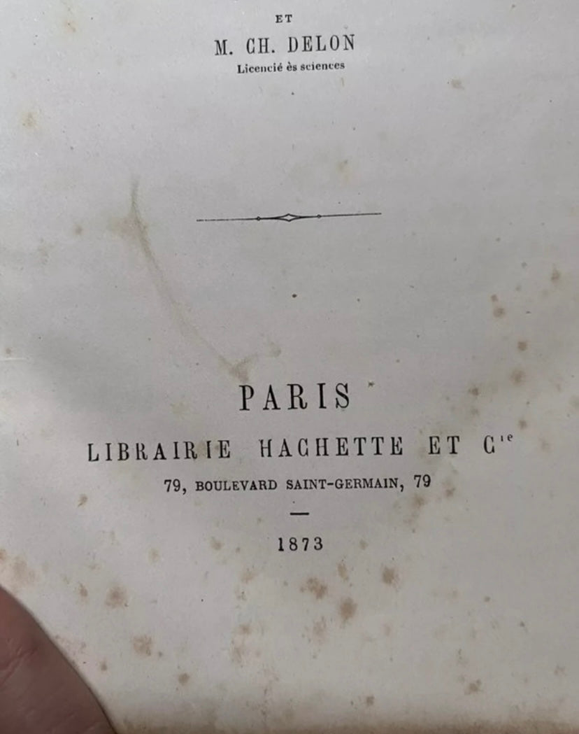 Livre ancien Exercices et travaux pour les enfants 1873 Hachette.