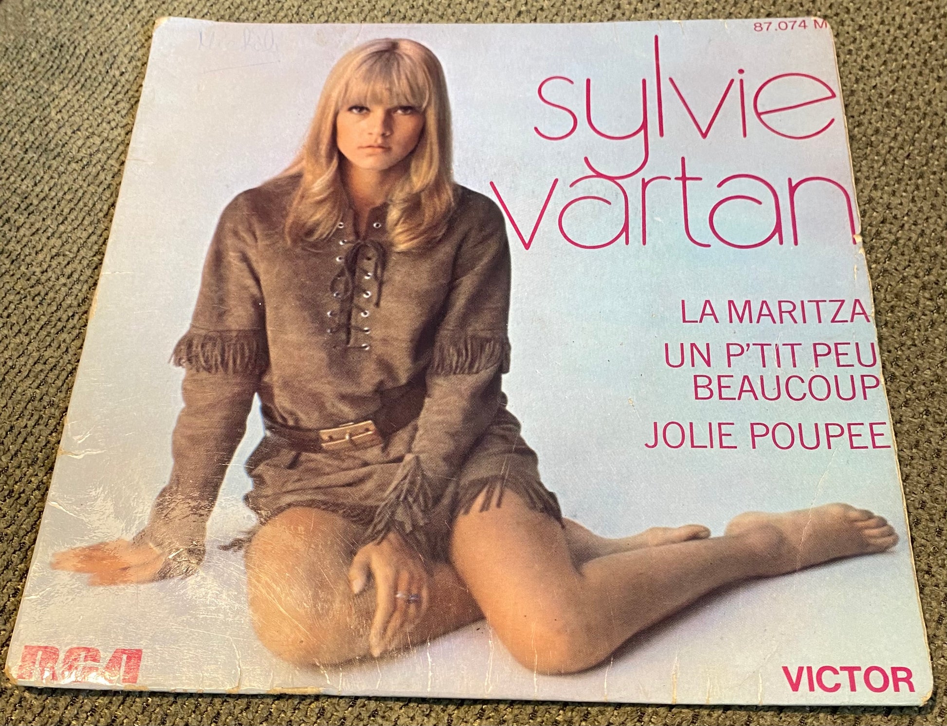 Disque vinyle 45 tours Sylvie Vartan. La Maritza