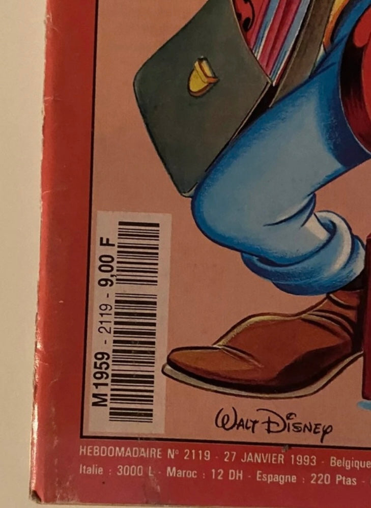 Bd ancienne le journal de Mickey numéro 2119