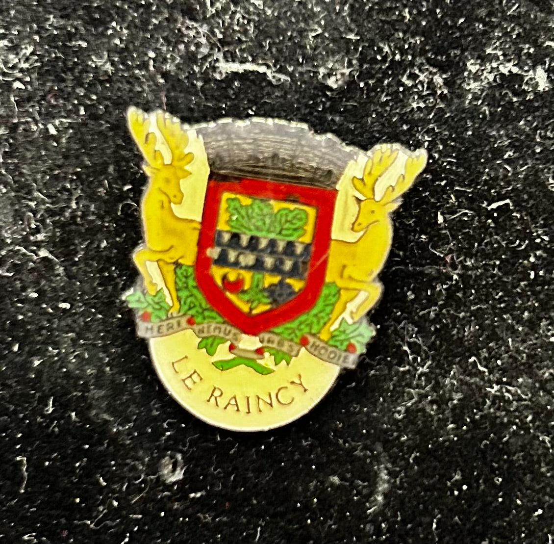 Pin’s blason. Le Raincy