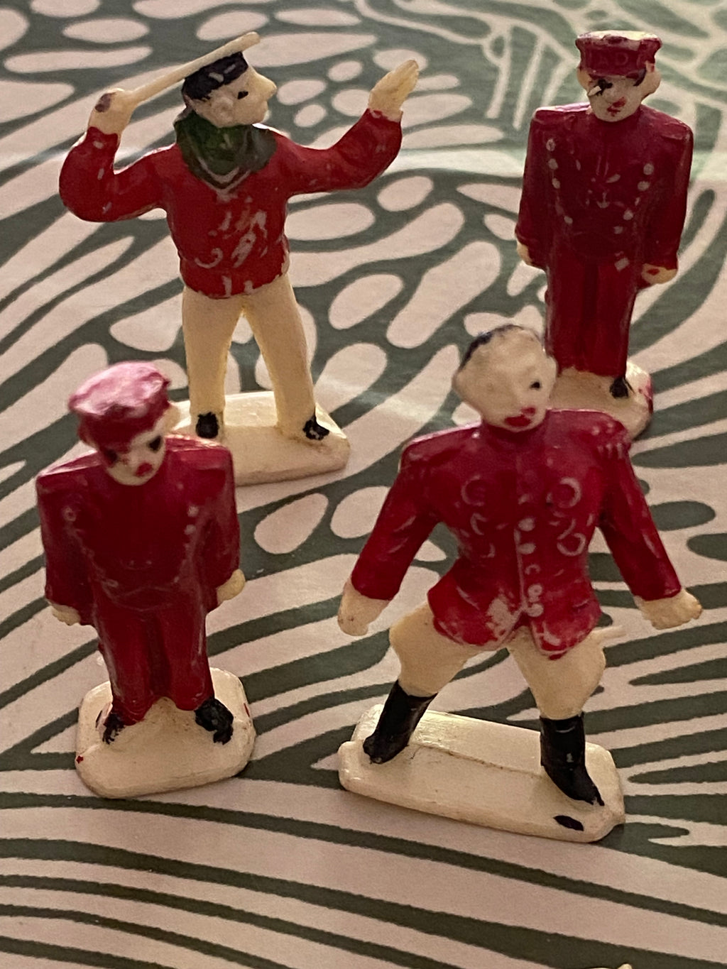 Figurines publicitaires Café Nadi. Rare et anciens. Personnages de cirque Lot de 12 année 50