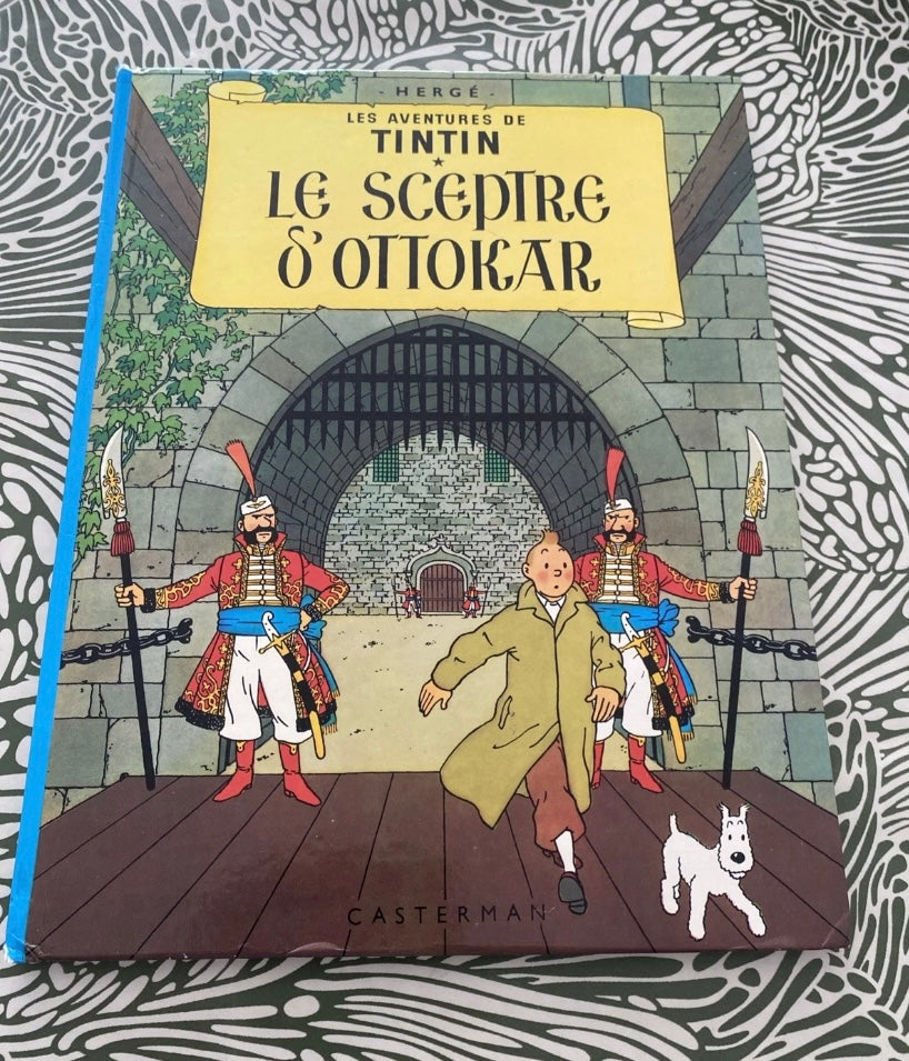 Bd Tintin et le sceptre d’ottokar. Hergé 1982