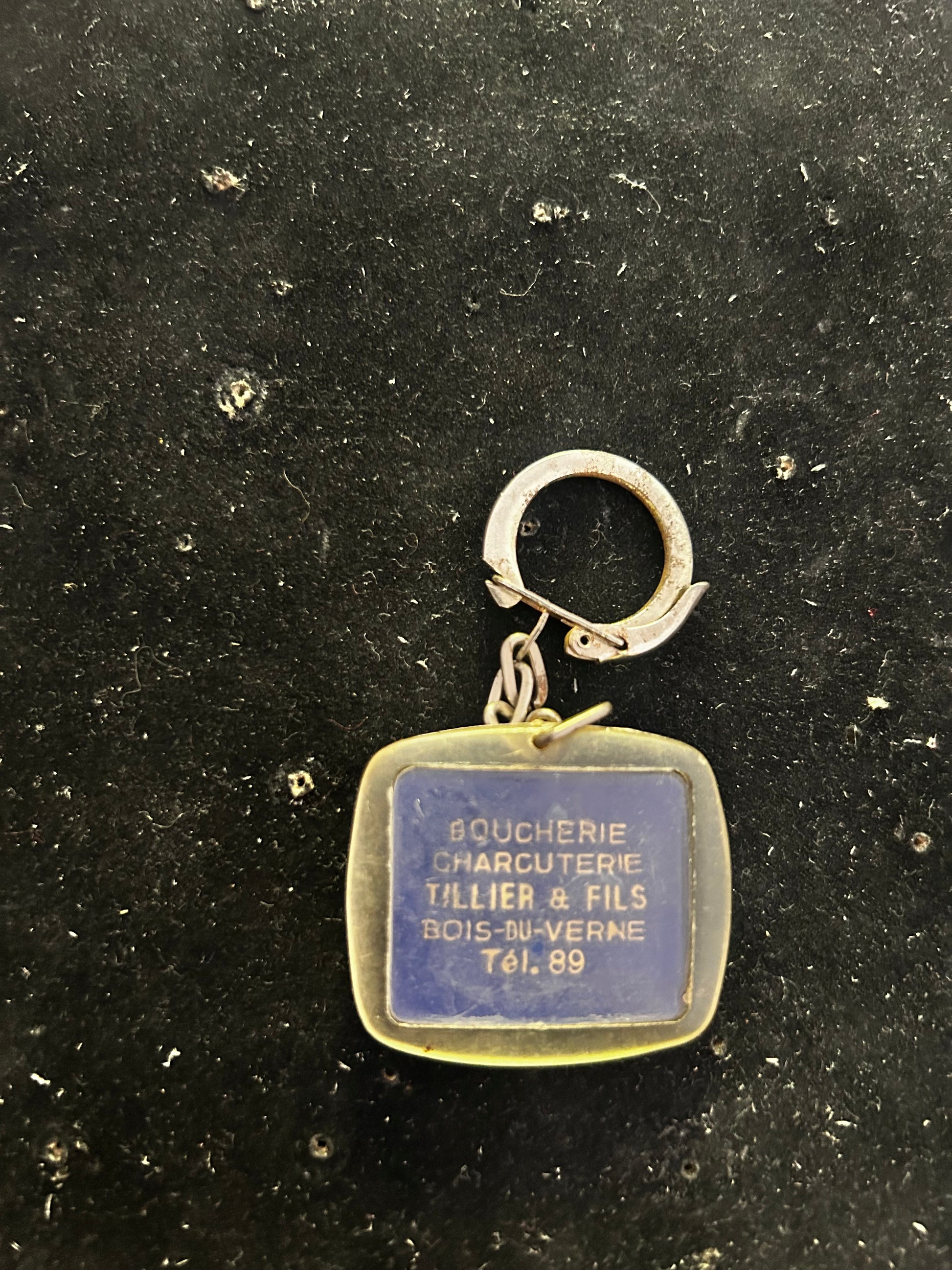 Porte clefs Boucherie Charcuterie Tillier et Fils.