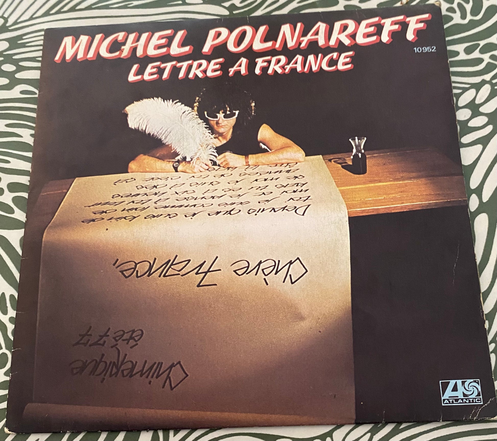 Disque vinyle 45 tours Michel Polnareff. Lettre à France