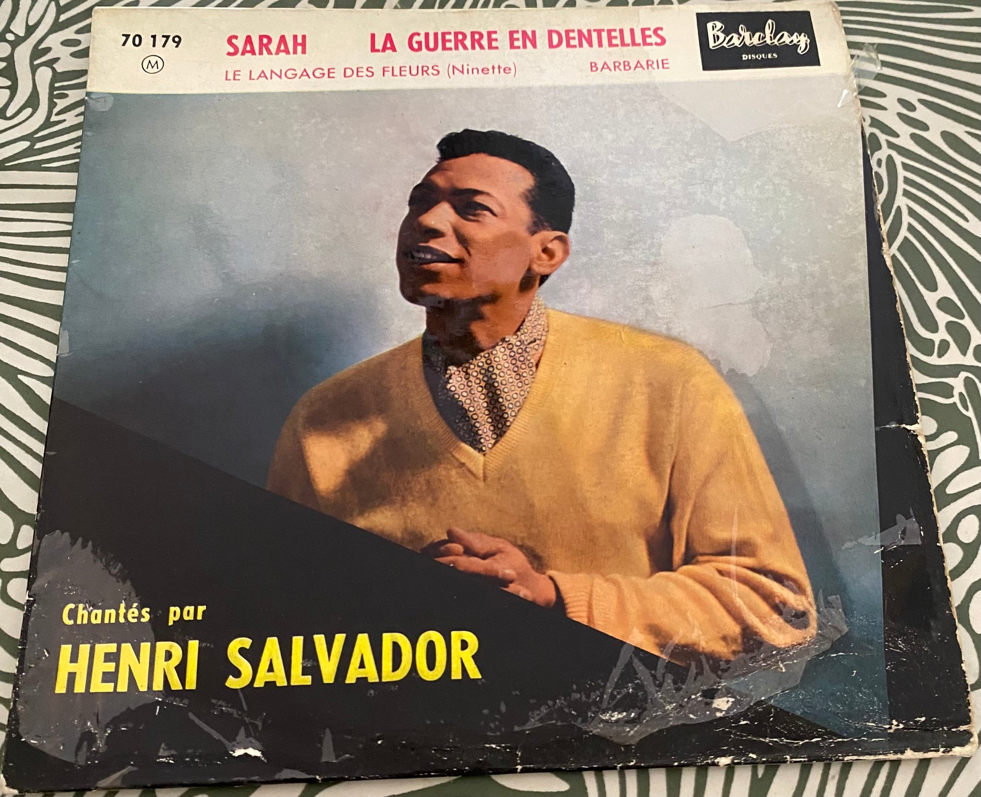 Disque vinyle 45 Tours Henri Salvador. Sarah
