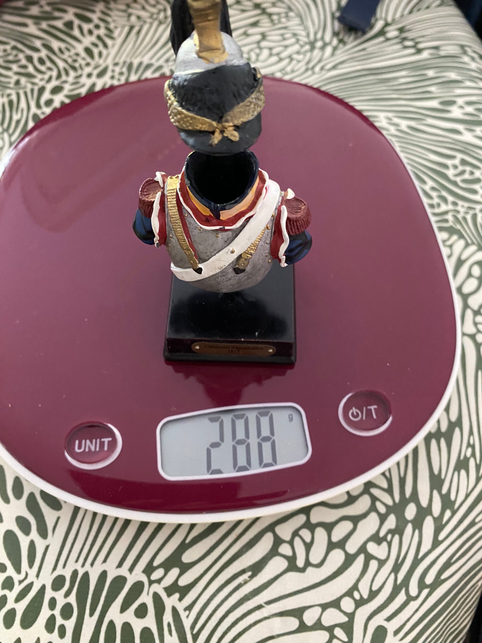 Figurine buste Cuirassier Napoléonien 1812. En plomb