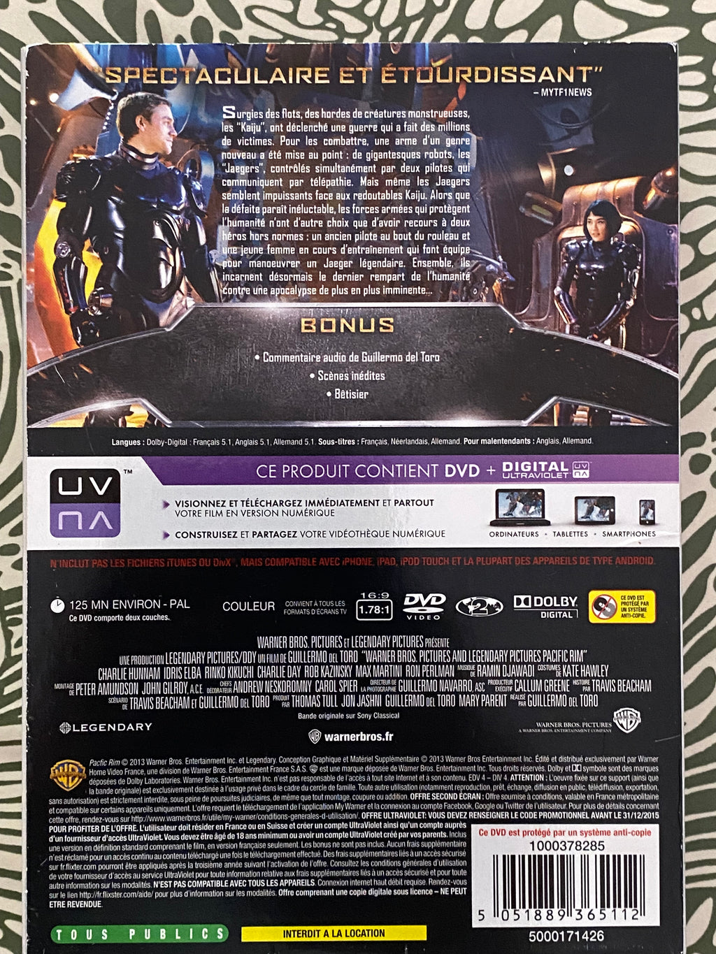 DVD film Pacific Rim