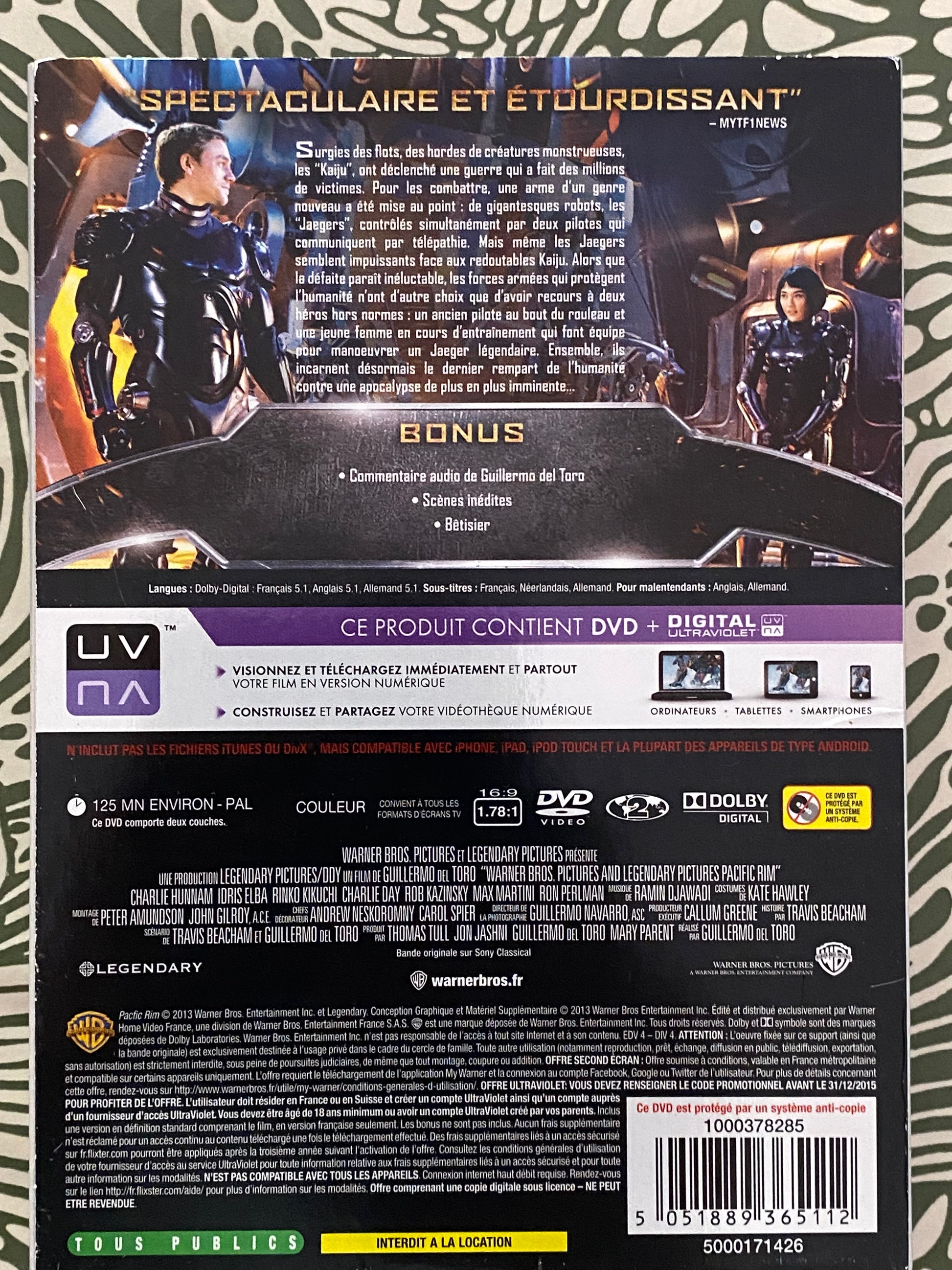 DVD film Pacific Rim