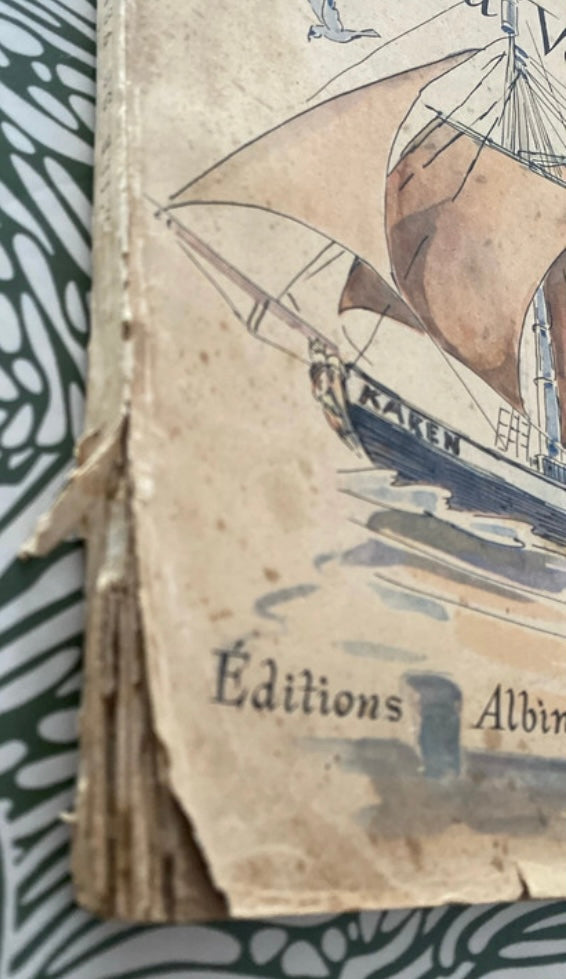 Livre ancien L’Ile du vent. Jedvig Collin. Édition Albin Michel 1950