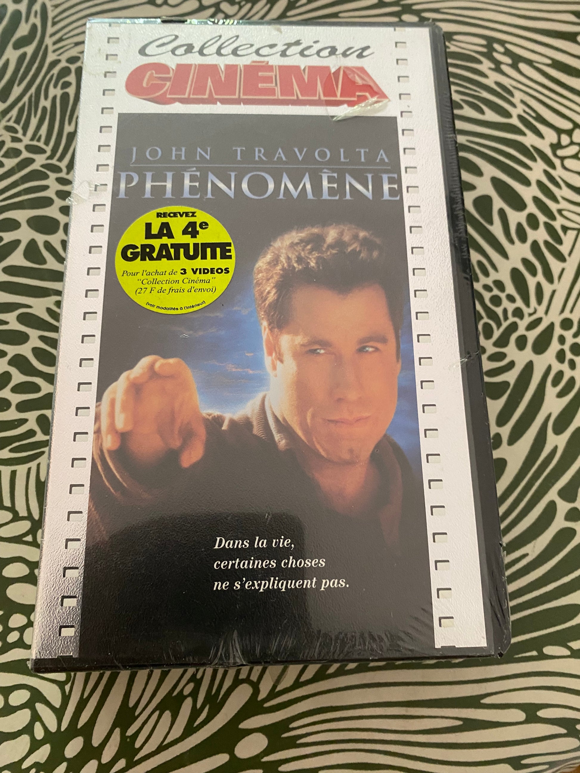 Cassette vidéo Phénomène. John Travolta