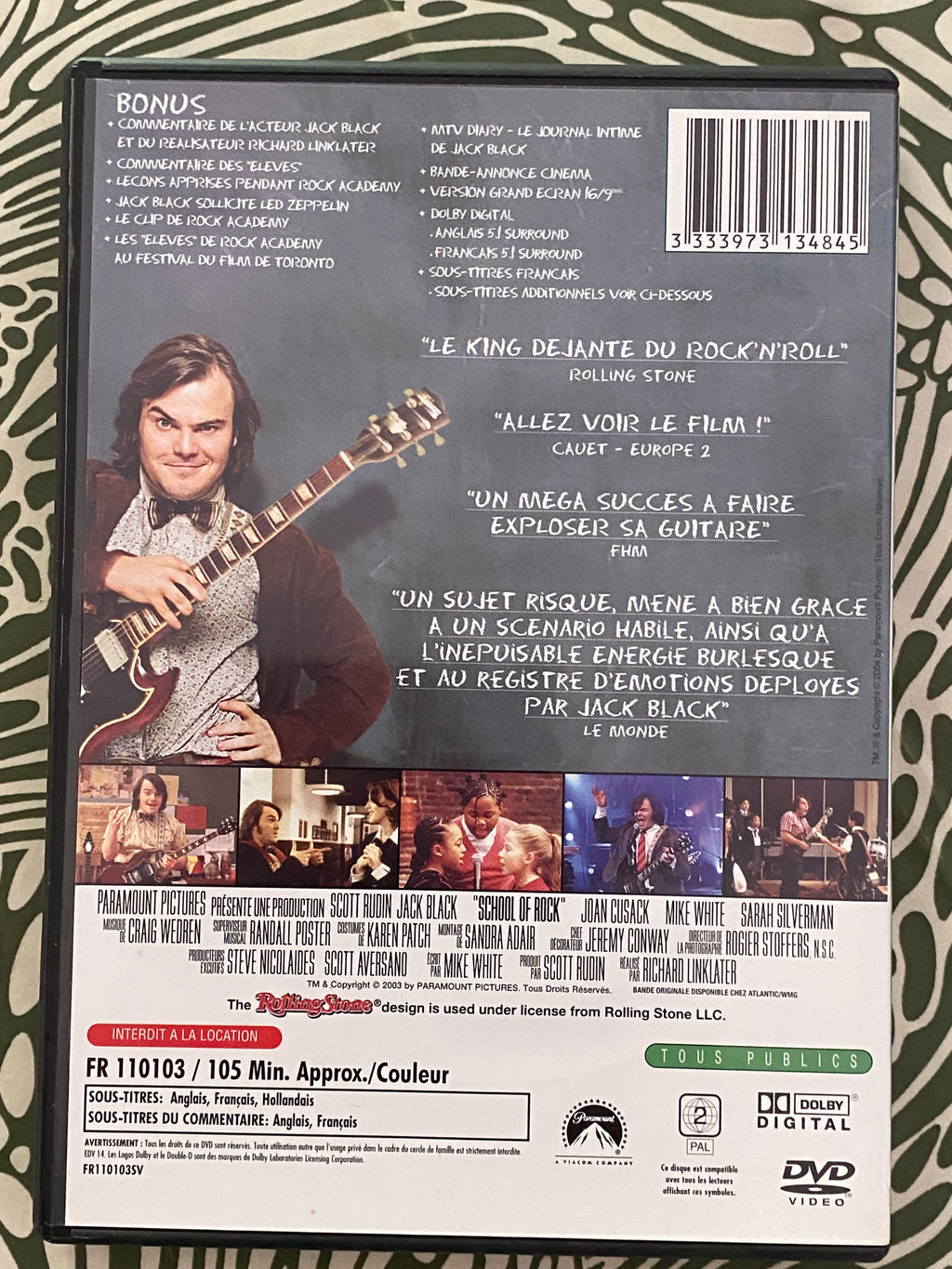 DVD film. Rock Académy