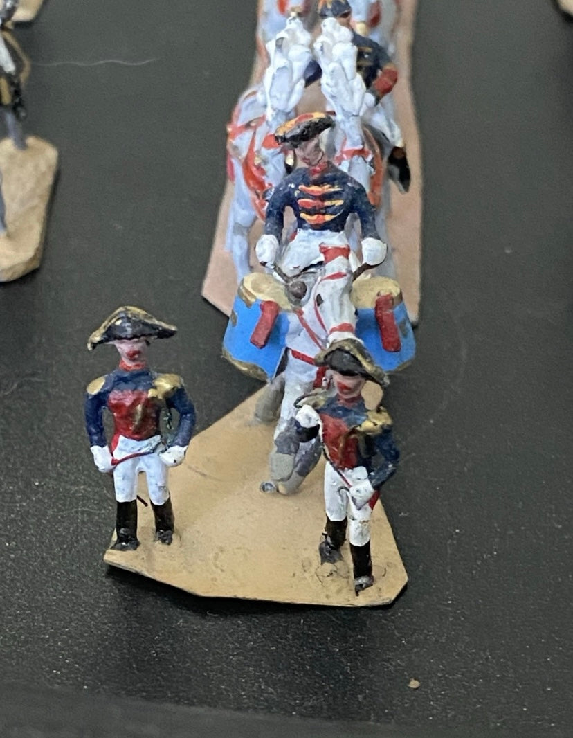 Figurines anciennes CBG Mignot Carrosse Le Sacre de Napoléon en plomb. Petite taille voir Photos