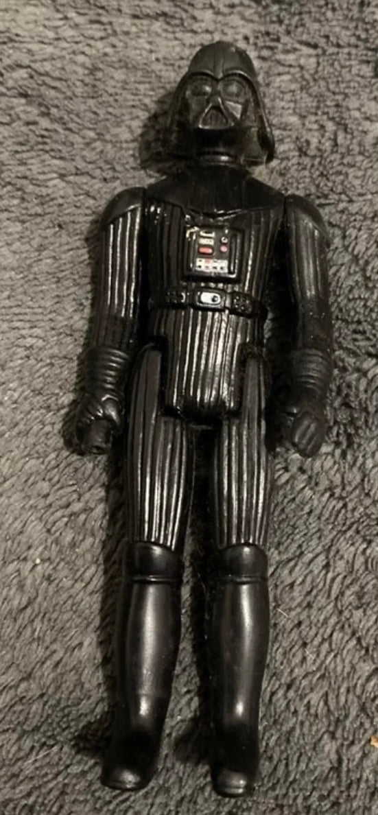 Figurine ancienne rare Star Wars Dark Vador. Lucas 1977. Manque cape et laser