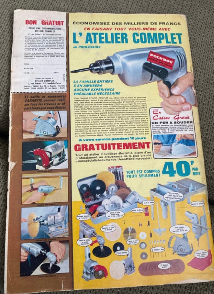 Magazine Système D. Diviser une pièce en deux 1966