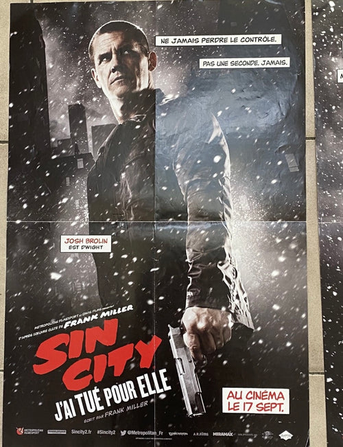 Affiches de films posters Sin City 54X40 Lot de 4