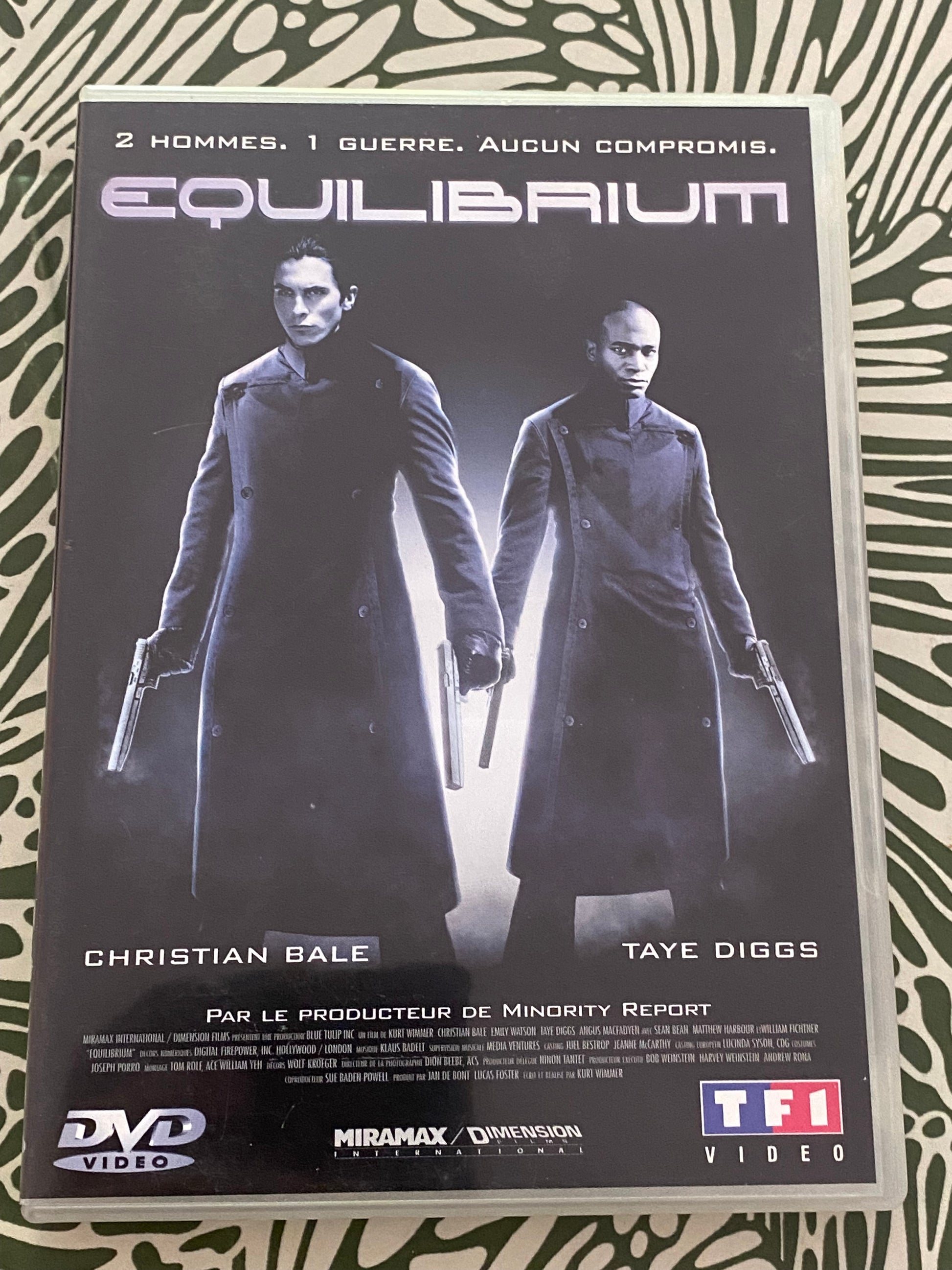 DVD film.  Equilibrium