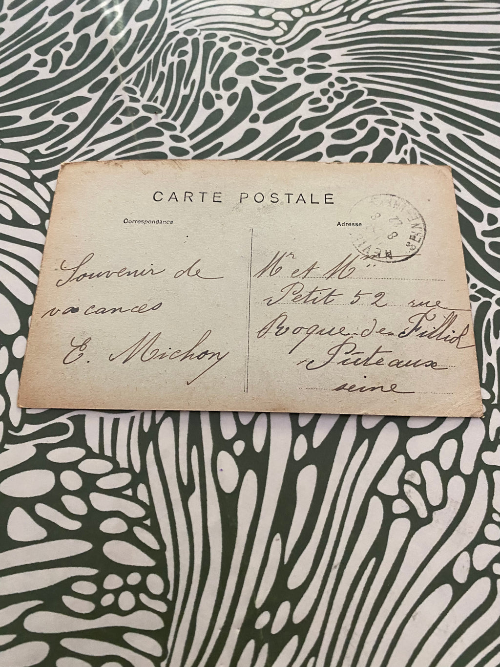Carte postales ancienne Environs de Saint Valery en Caux. Neville. Entrée du village. 1922