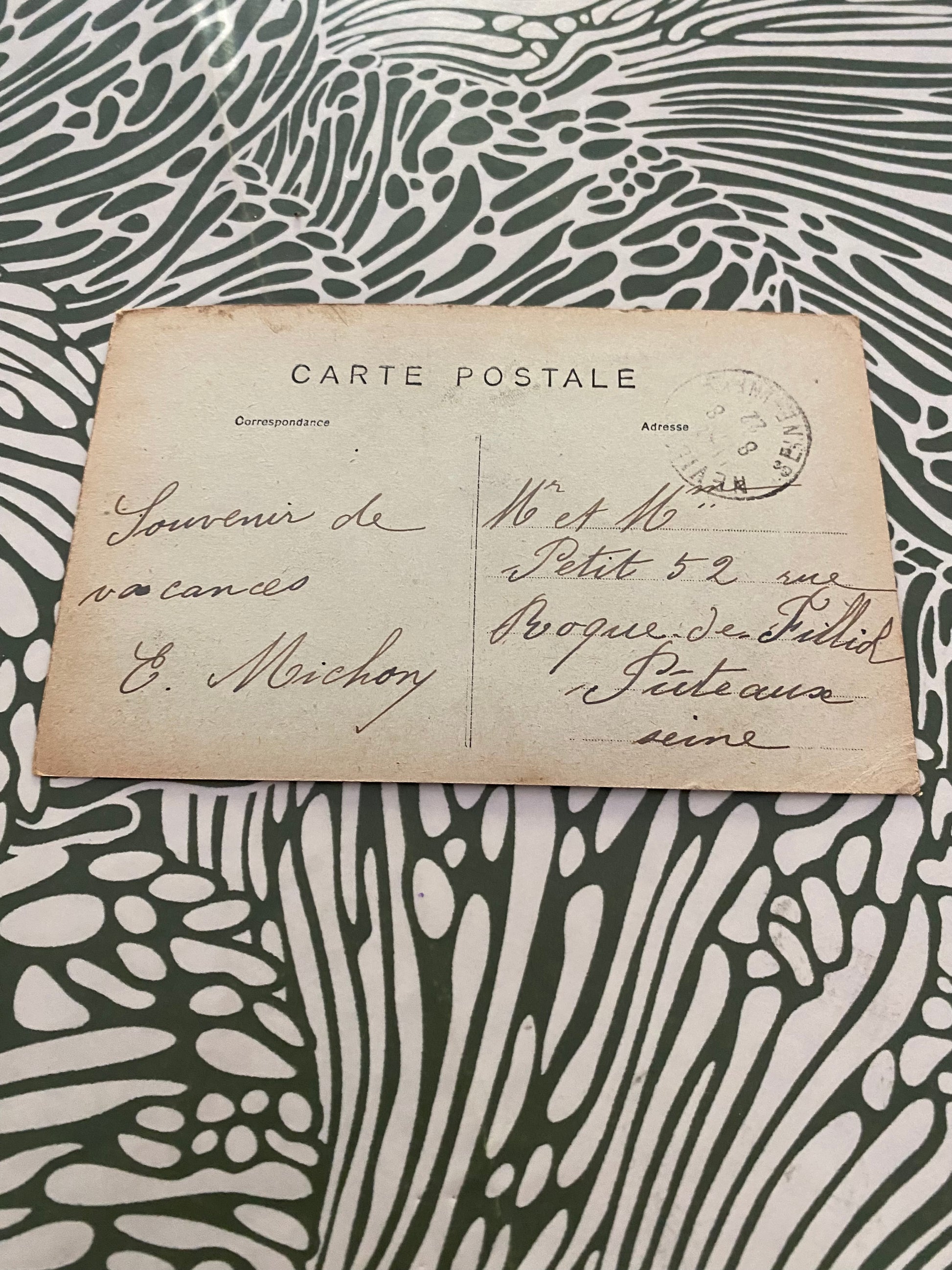 Carte postales ancienne Environs de Saint Valery en Caux. Neville. Entrée du village. 1922