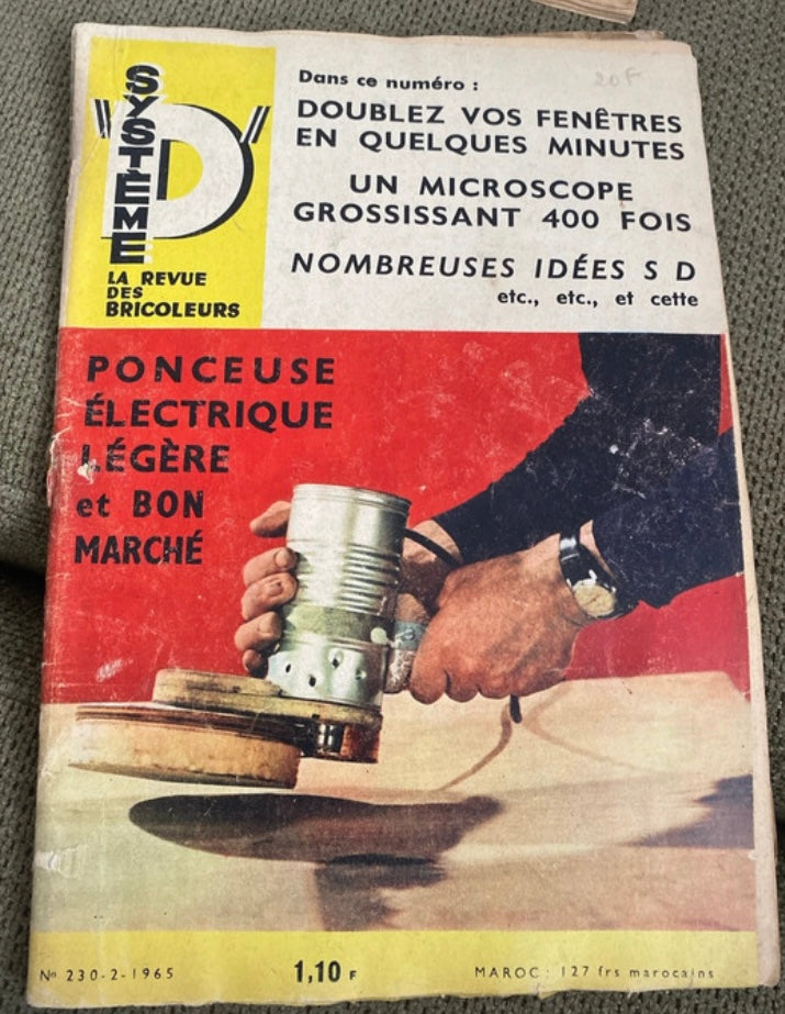 Magazine ancien Système D doublez vos fenêtres 1965