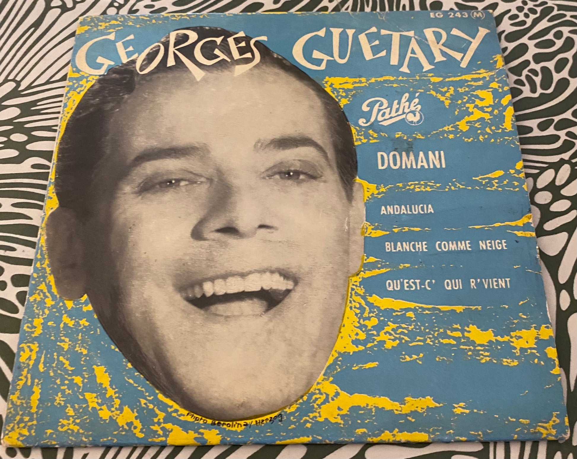 Disque vinyle 45 Tours Georges Guetary. Domani