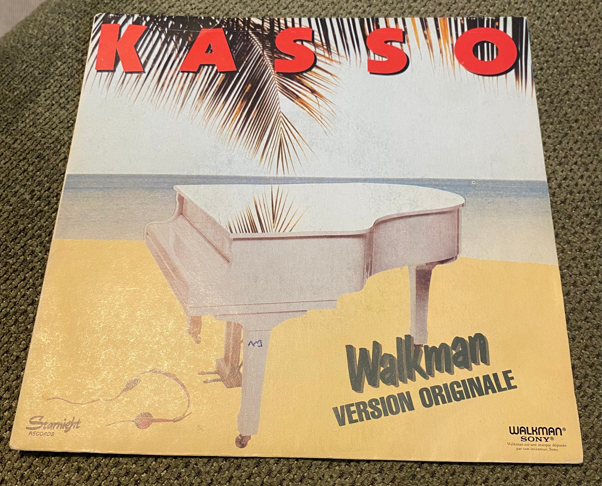 Disque vinyle 45 tours Kasso Walkman version originale