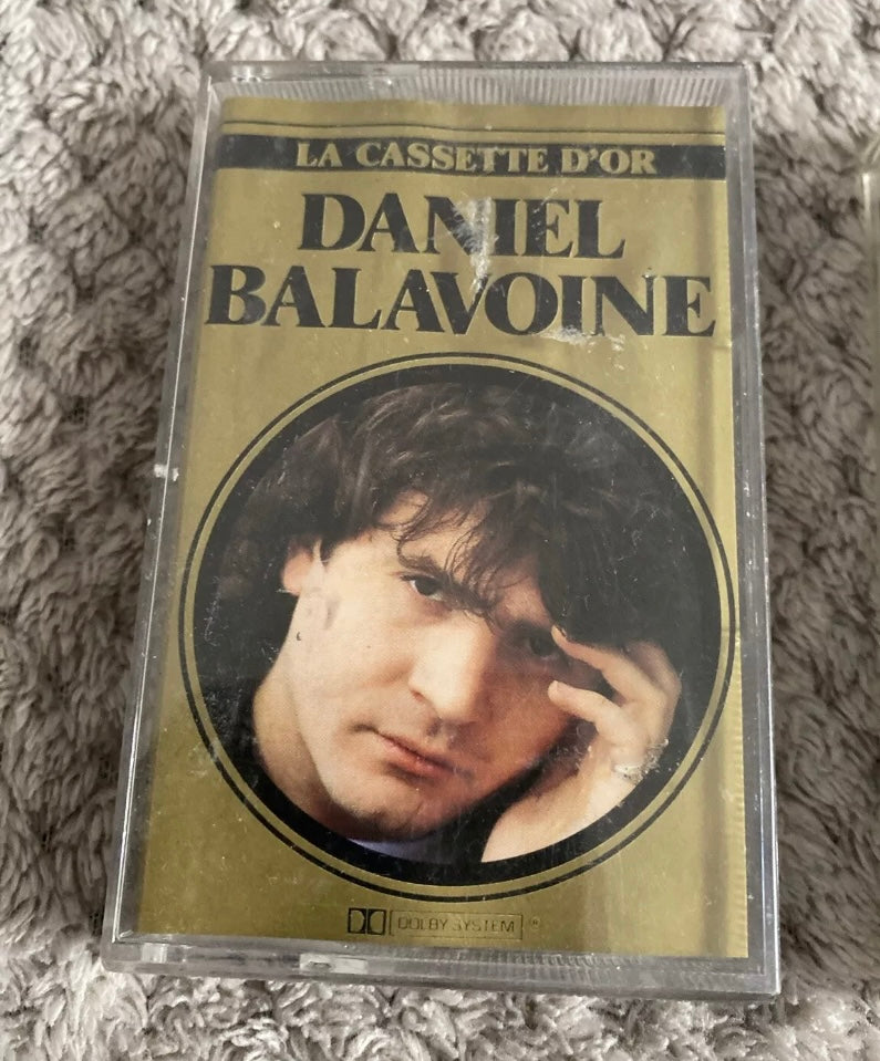 Cassettes audio Daniel Balavoine Lot de 4