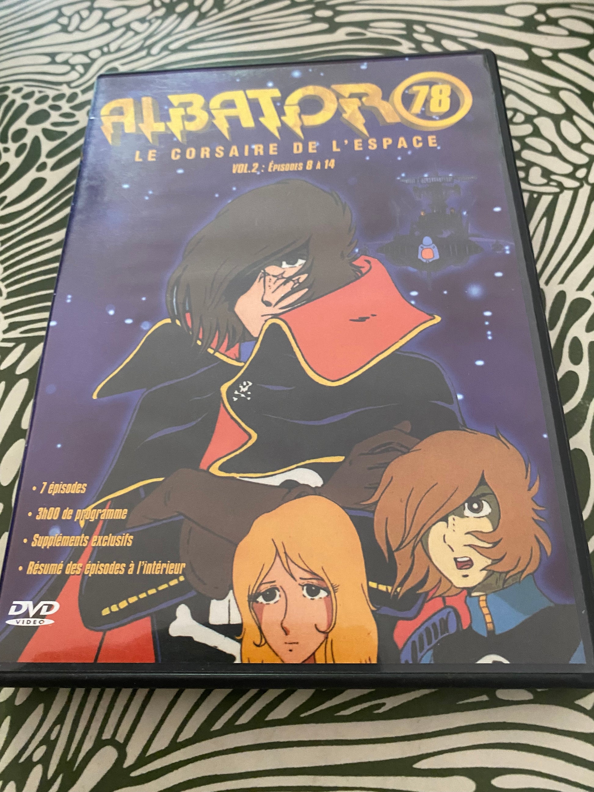 DVD Manga Albator Le Corsaire de l’Espace. Vol 2 épisodes 8 a 14