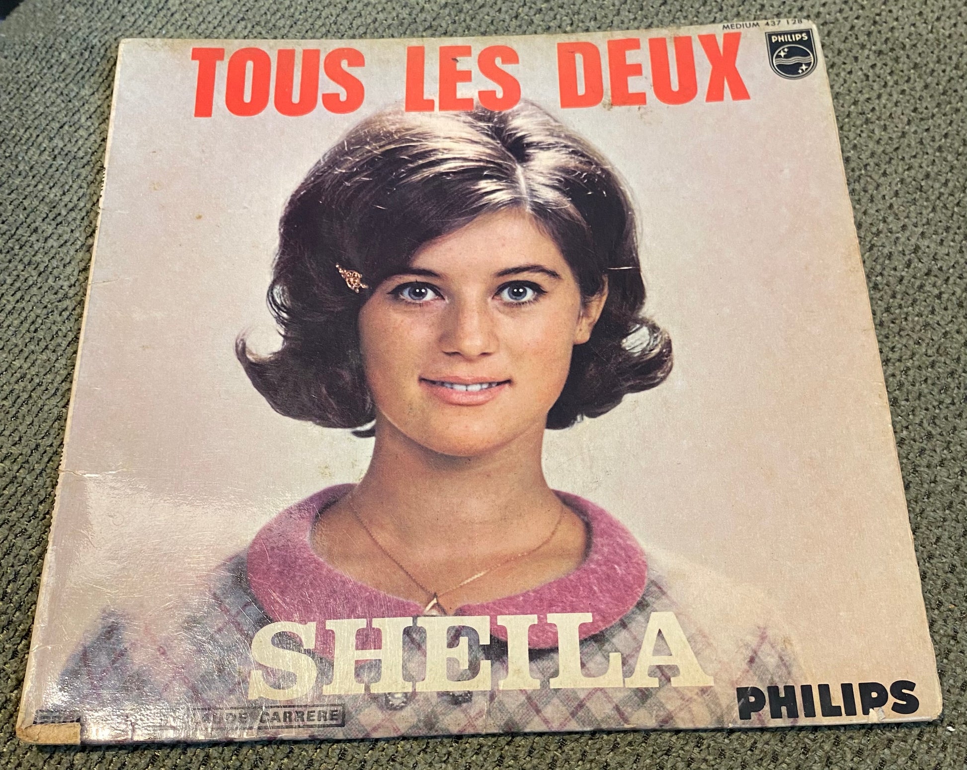 Disque vinyle 45 tours Sheila. Tous les deux