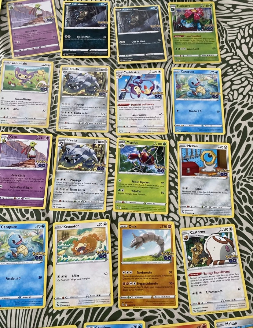 Cartes de collection Pokémon GO Lot de 66. Sorties du booster