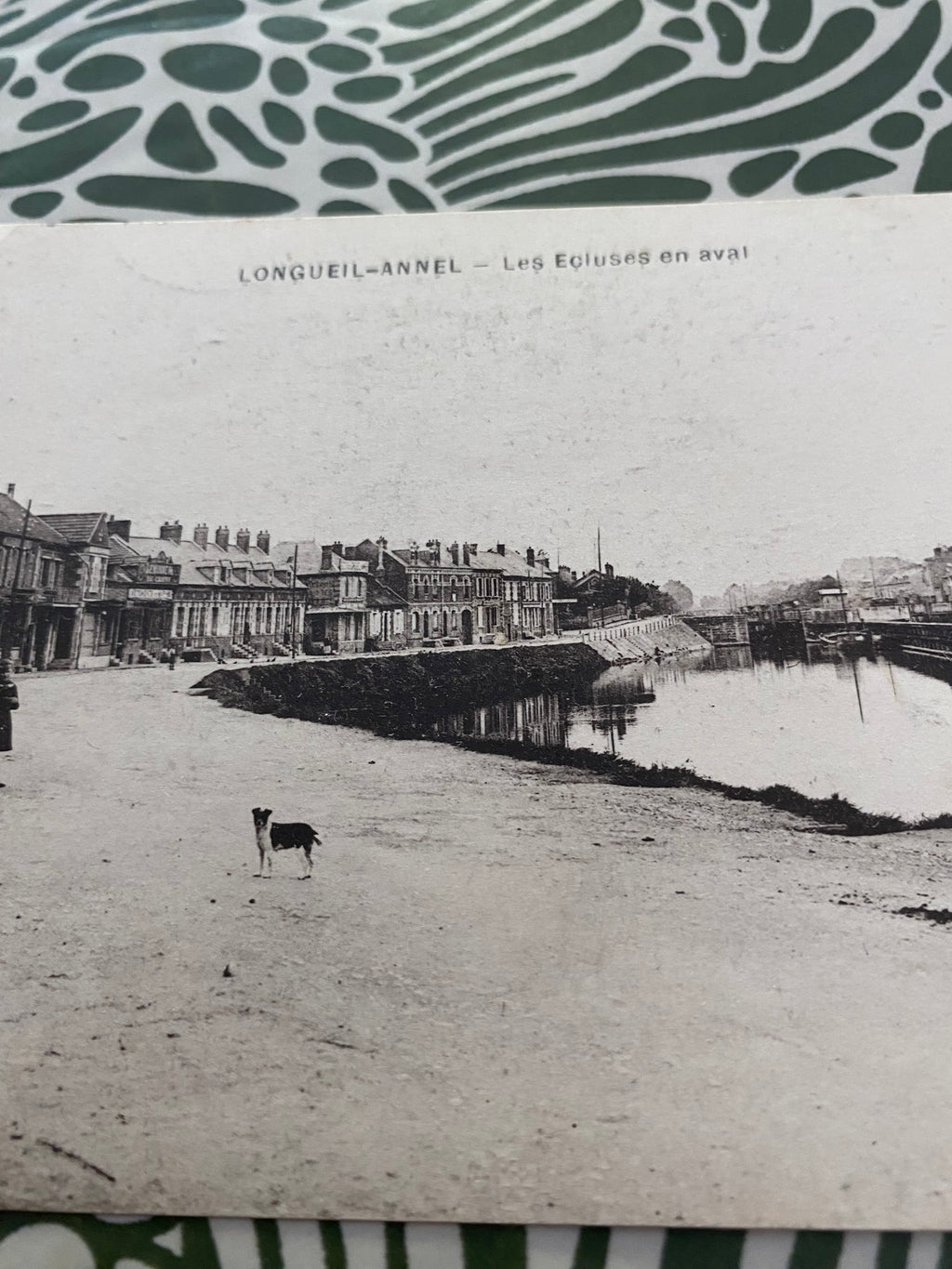 Carte postale ancienne Longueil-Annel les écluses en Aval.