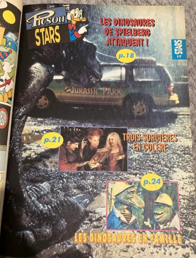Bd ancienne Picsou magazine numéro 261 spécial Dinosaures