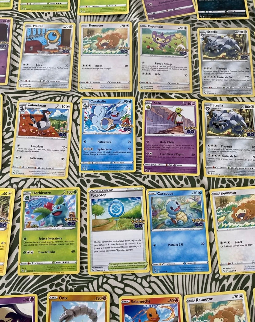 Cartes de collection Pokémon GO Lot de 66. Sorties du booster
