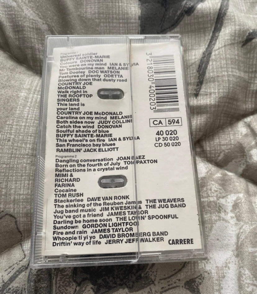 Cassette audio Le top du Folk