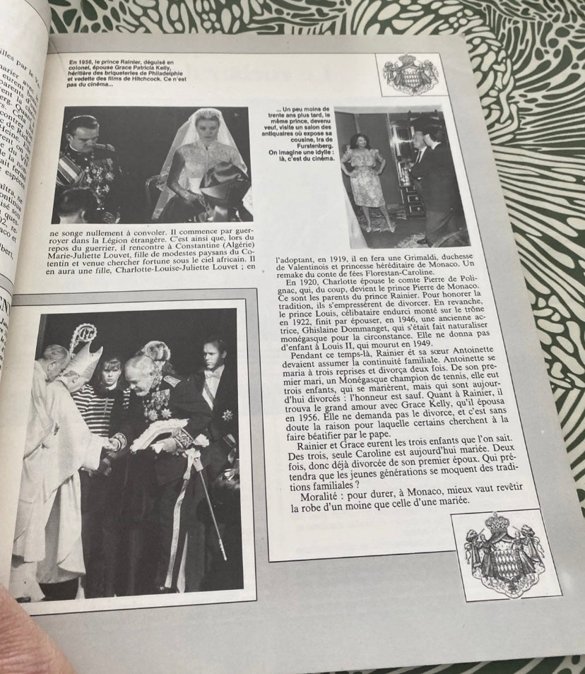 Magazine les dossiers du Canard. Monaco & Co. Juillet 1986. Numéro 20