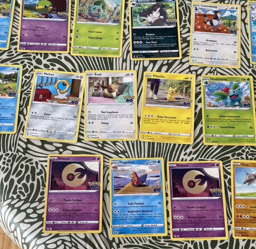 Cartes de collection Pokémon GO Lot de 66. Sorties du booster